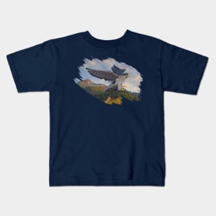 AnemalSoul - Peregrine Falcon Kids T-Shirt